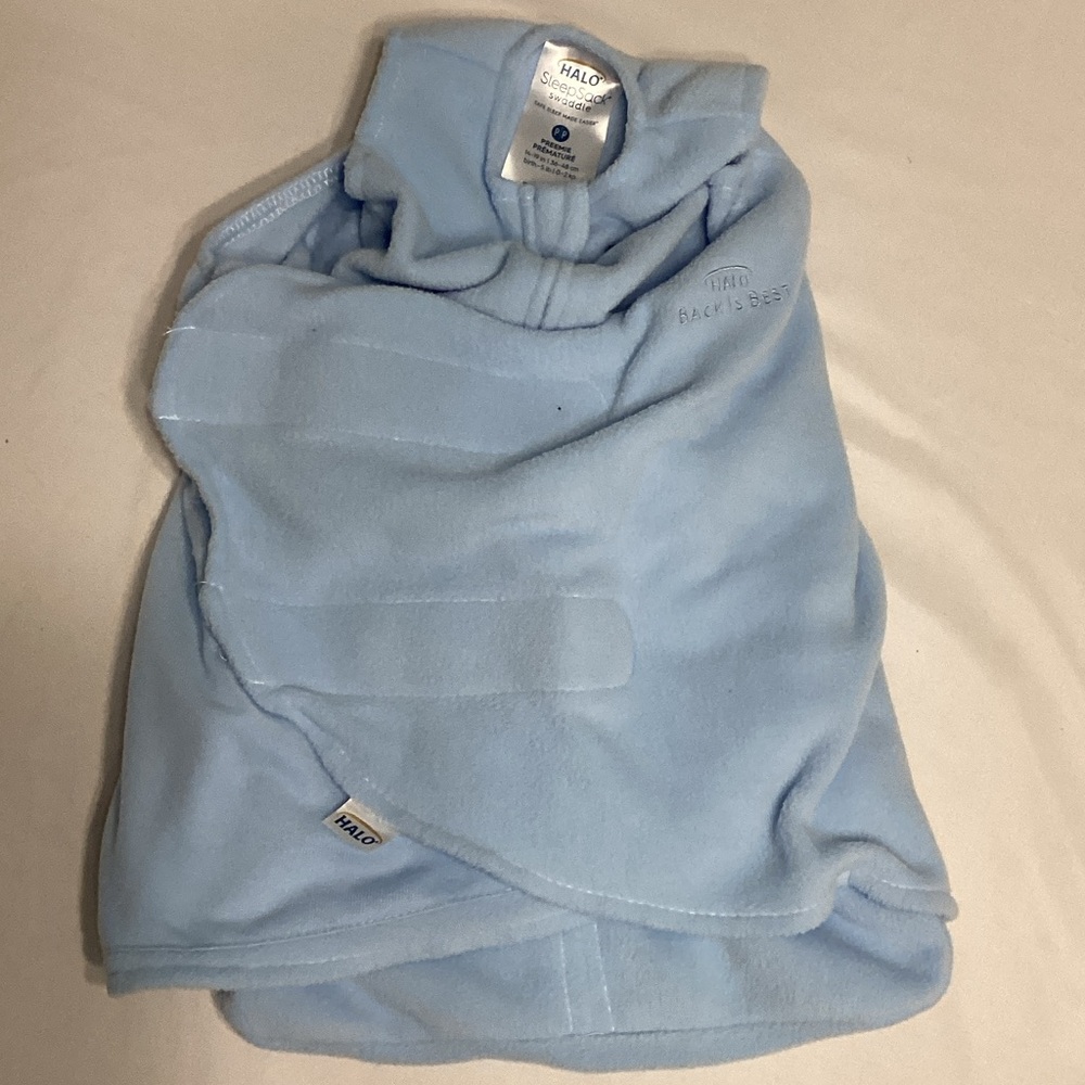 Halo Light Blue Infant Swaddle